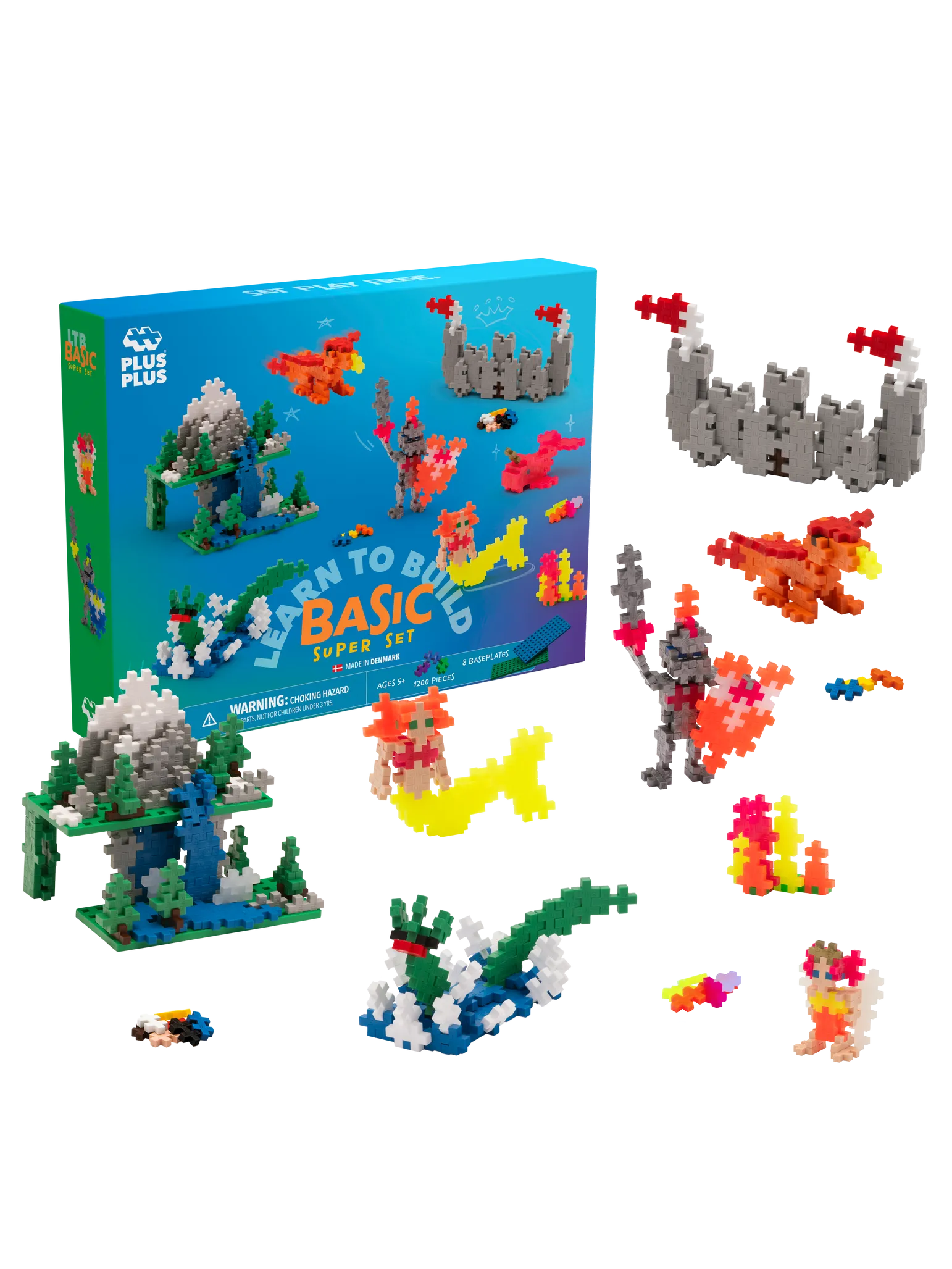 Learn to Build - Supersæt Basis - 1200 stk
